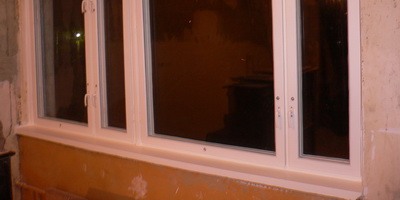 Ремонт окон в панельном доме. Окна до и после ремонта.